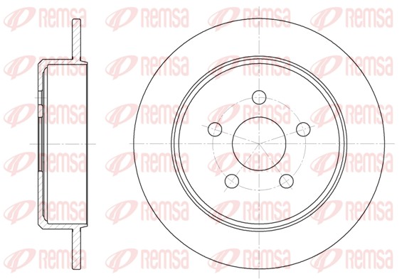 Disque de frein REMSA 6901.00