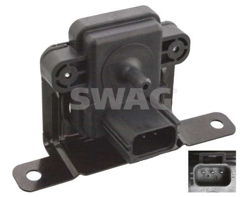 Capteur, pression du tuyau d'admission SWAG 50 10 5987