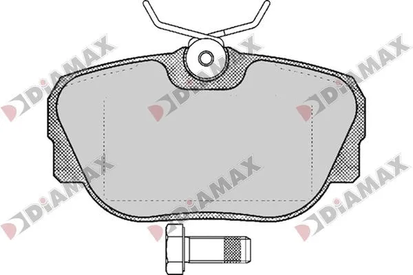 Kit de plaquettes de frein, frein à disque DIAMAX N09771