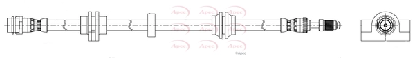Flexible de frein APEC HOS4304