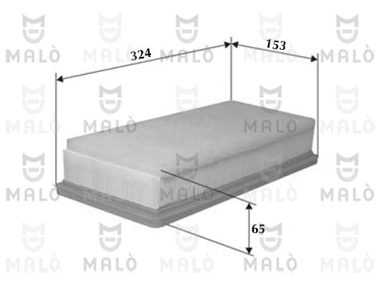 Filtre à air AKRON-MALÒ 1500117