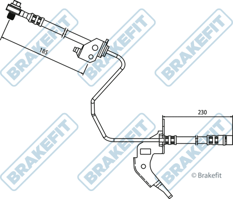 Flexible de frein APEC BHO4289