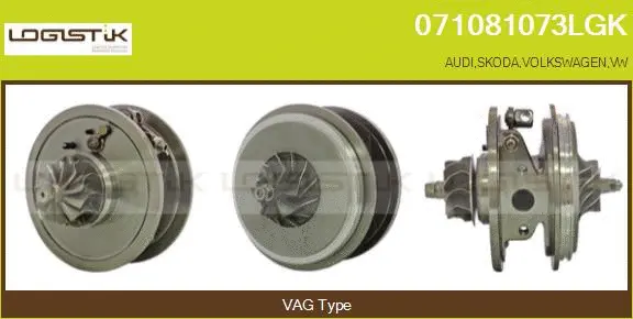 Groupe carter, turbocompresseur LGK 071081073LGK