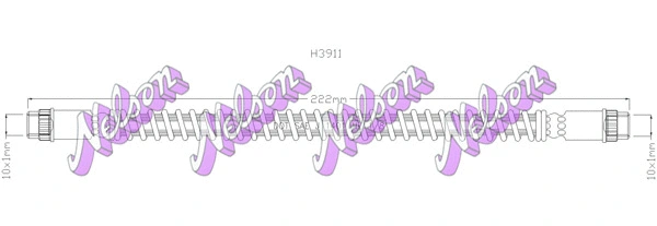 Flexible de frein KAWE H3911