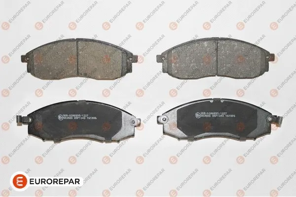 Kit de plaquettes de frein, frein à disque EUROREPAR 1675993080