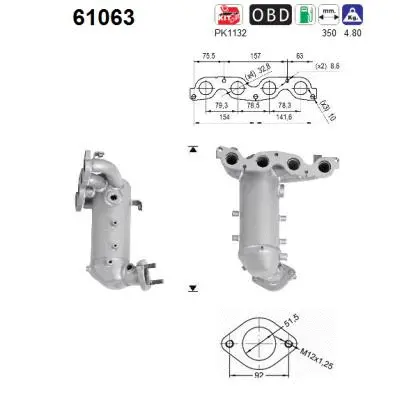 Catalyseur AS 61063