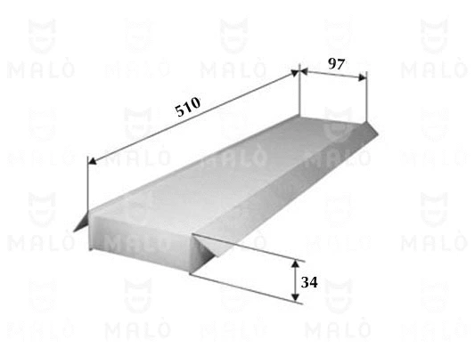 Filtre, air de l'habitacle AKRON-MALÒ 1530951