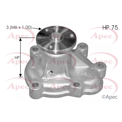 Pompe à eau, refroidissement du moteur APEC AWP1409