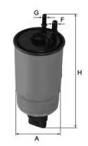 Filtre à carburant UNIFLUX FILTERS XN501