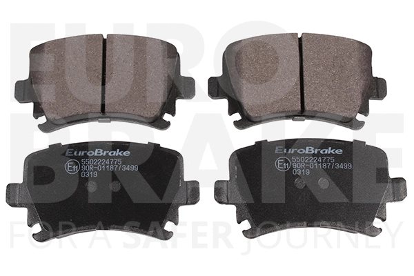Kit de plaquettes de frein, frein à disque EUROBRAKE 5502224775