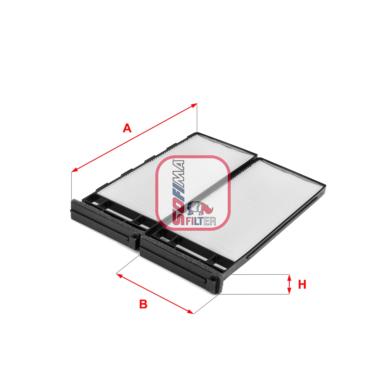 Filtre, air de l'habitacle SOFIMA S 3258 C