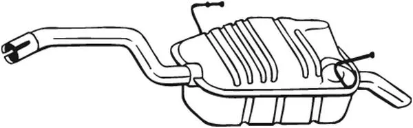 Silencieux arrière BOSAL 190-905