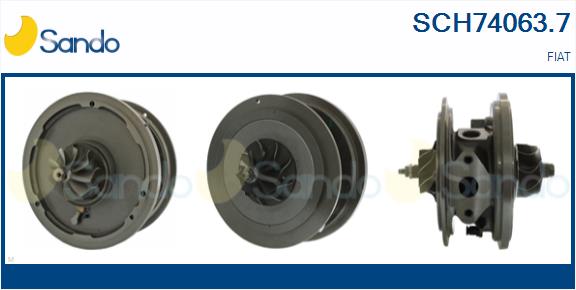 Groupe carter, turbocompresseur SANDO SCH74063.7