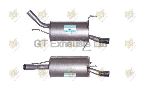Silencieux arrière GT Exhausts GGM435