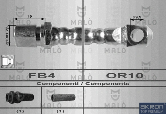 Flexible de frein AKRON-MALÒ 8304