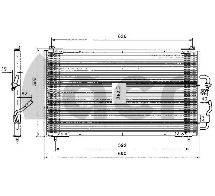 Condenseur, climatisation ACR 300085