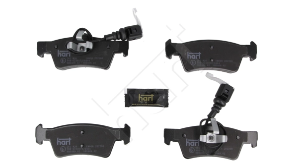 Kit de plaquettes de frein, frein à disque HART 261 826