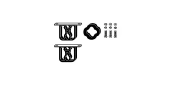 Kit d'assemblage, silencieux HJS 82 12 2265