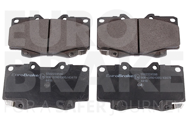 Kit de plaquettes de frein, frein à disque EUROBRAKE 5502224596
