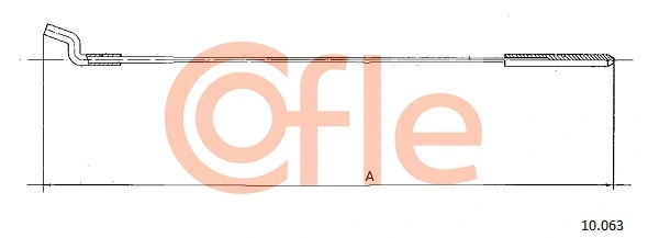 Câble d'accélération COFLE 10.063