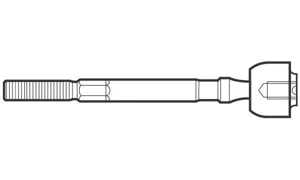 Rotule de direction intérieure, barre de connexion NAKATA N 6015