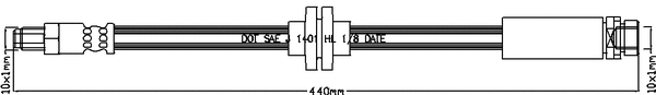 Flexible de frein JURATEK JBH1201