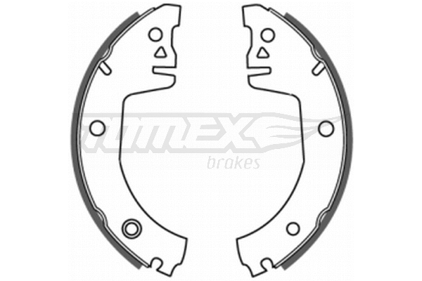 Jeu de mâchoires de frein TOMEX Brakes TX 20-08