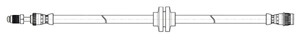 Flexible de frein CEF 515383