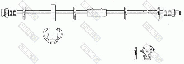 Flexible de frein GIRLING 9002183