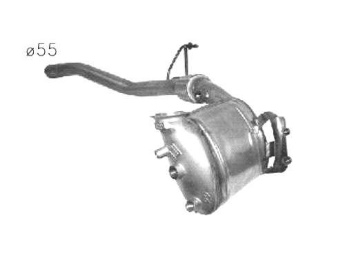 Filtre à particules / à suie, échappement ASSO 04.15002