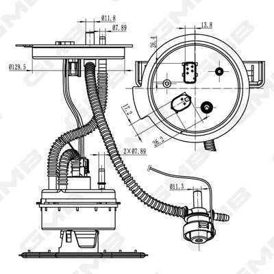 unité d'alimentation de carburant GMB GFPS-198A