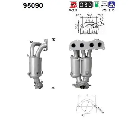 Catalyseur AS 95090