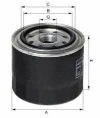 Filtre à huile UNIFLUX FILTERS XO469