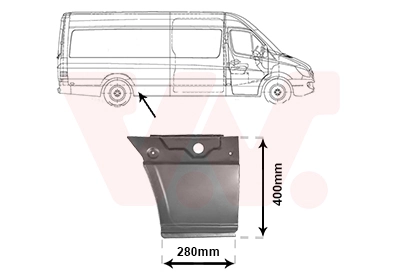 Panneau latéral VAN WEZEL 3077142
