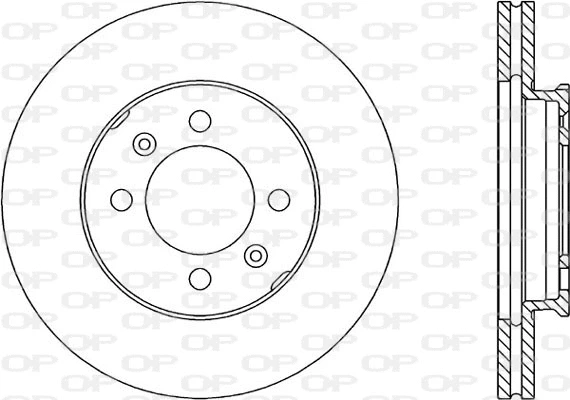 Disque de frein OPEN PARTS BDR1051.20
