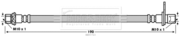 Flexible de frein BORG & BECK BBH7723