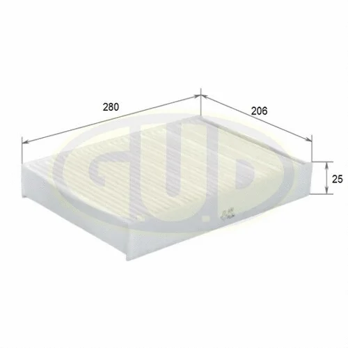 Filtre, air de l'habitacle G.U.D. GCF2882