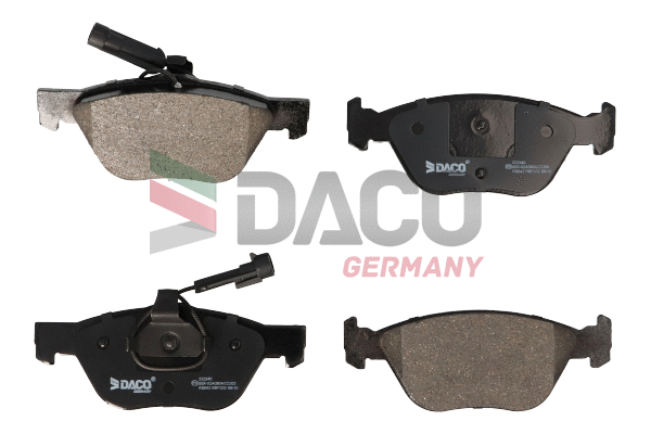 Kit de plaquettes de frein, frein à disque DACO Germany 322340