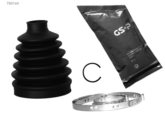 Jeu de joints-soufflets, arbre de commande GSP-BR 780144