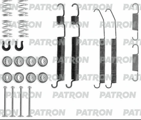 Kit d'accessoires, mâchoire de frein PATRON PSRK0140
