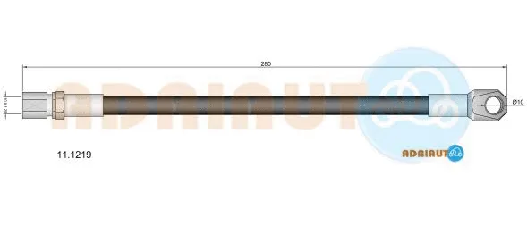 Flexible de frein ADRIAUTO 11.1219