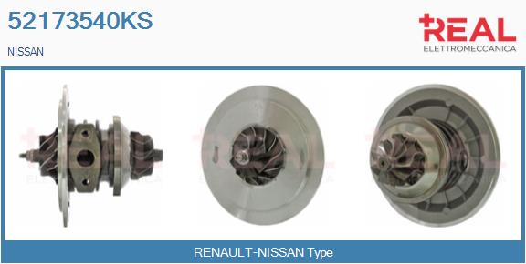 Groupe carter, turbocompresseur REAL 52173540KS