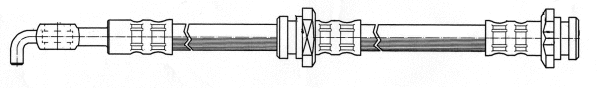 Flexible de frein CEF 512043