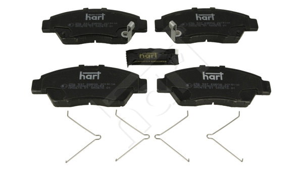 Kit de plaquettes de frein, frein à disque HART 256 537