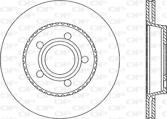 Disque de frein OPEN PARTS BDR1029.20