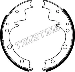 Jeu de mâchoires de frein TRUSTING 034.087