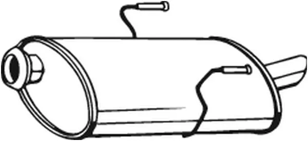 Silencieux arrière BOSAL 190-275
