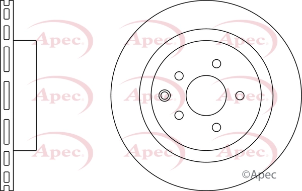 Disque de frein APEC DSK3830