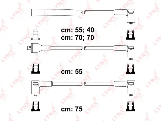 Kit de câbles d'allumage LYNXAUTO SPC7303