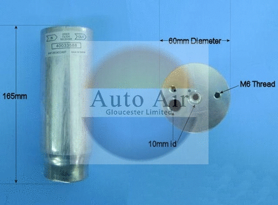 Filtre déshydratant, climatisation AUTO AIR GLOUCESTER 31-8104